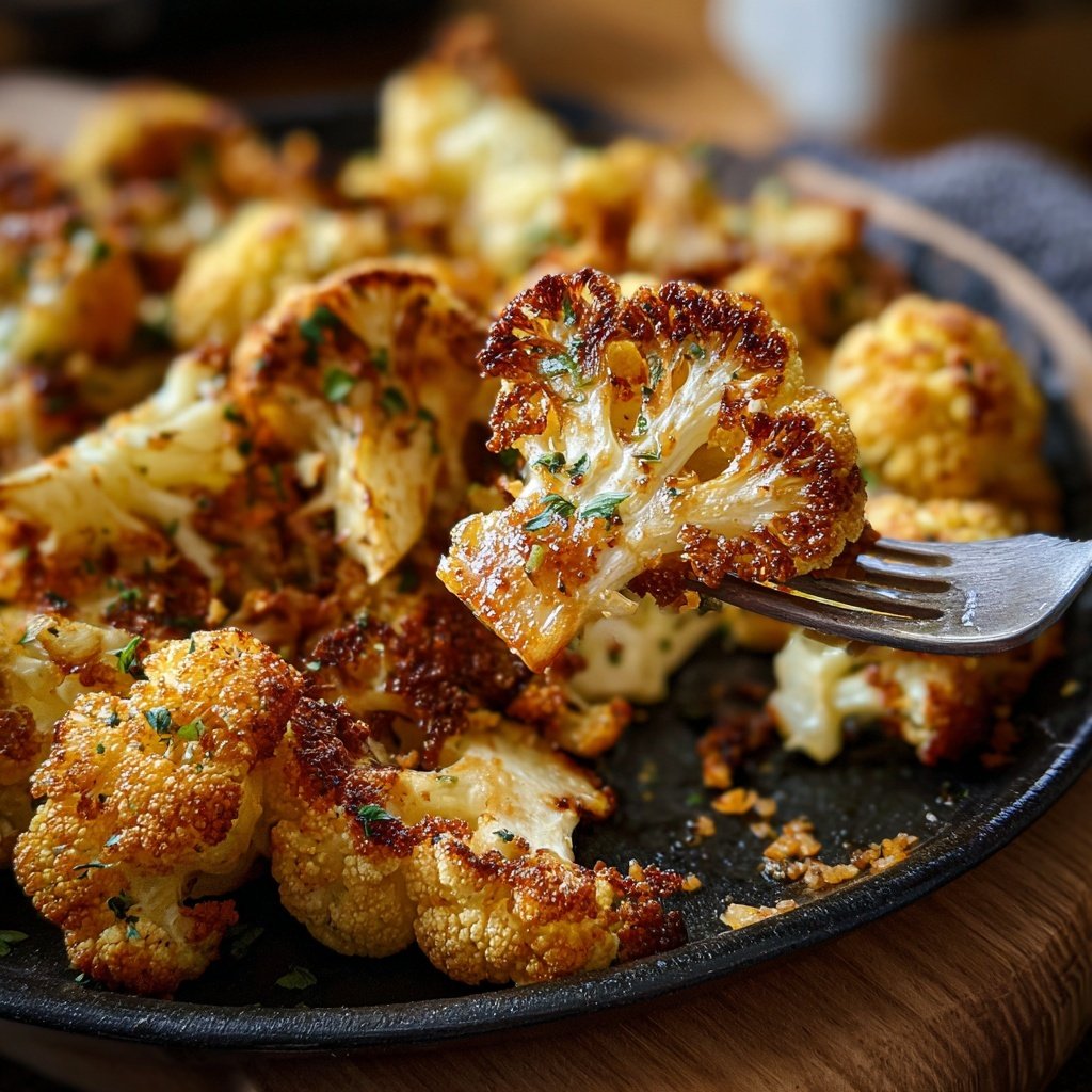 Knuspriger Blumenkohl aus dem Ofen