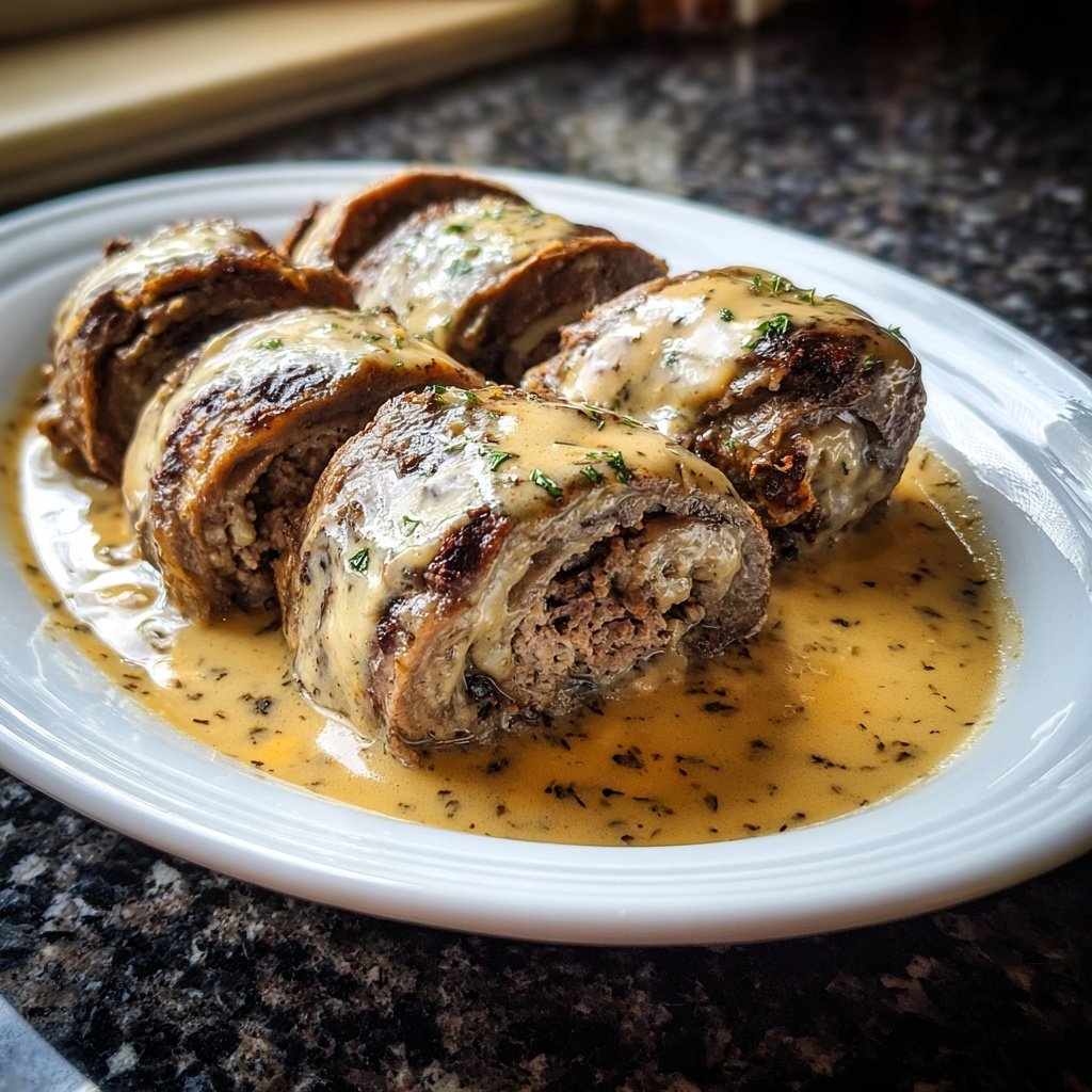 Hausmannskost Rinderrouladen mit Rahmsoße