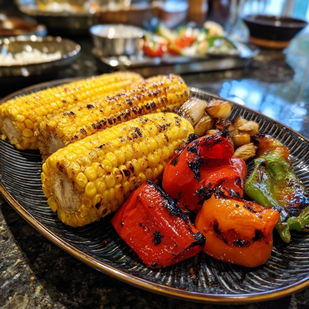 Grill Beilagen Mit Mais Und Paprika