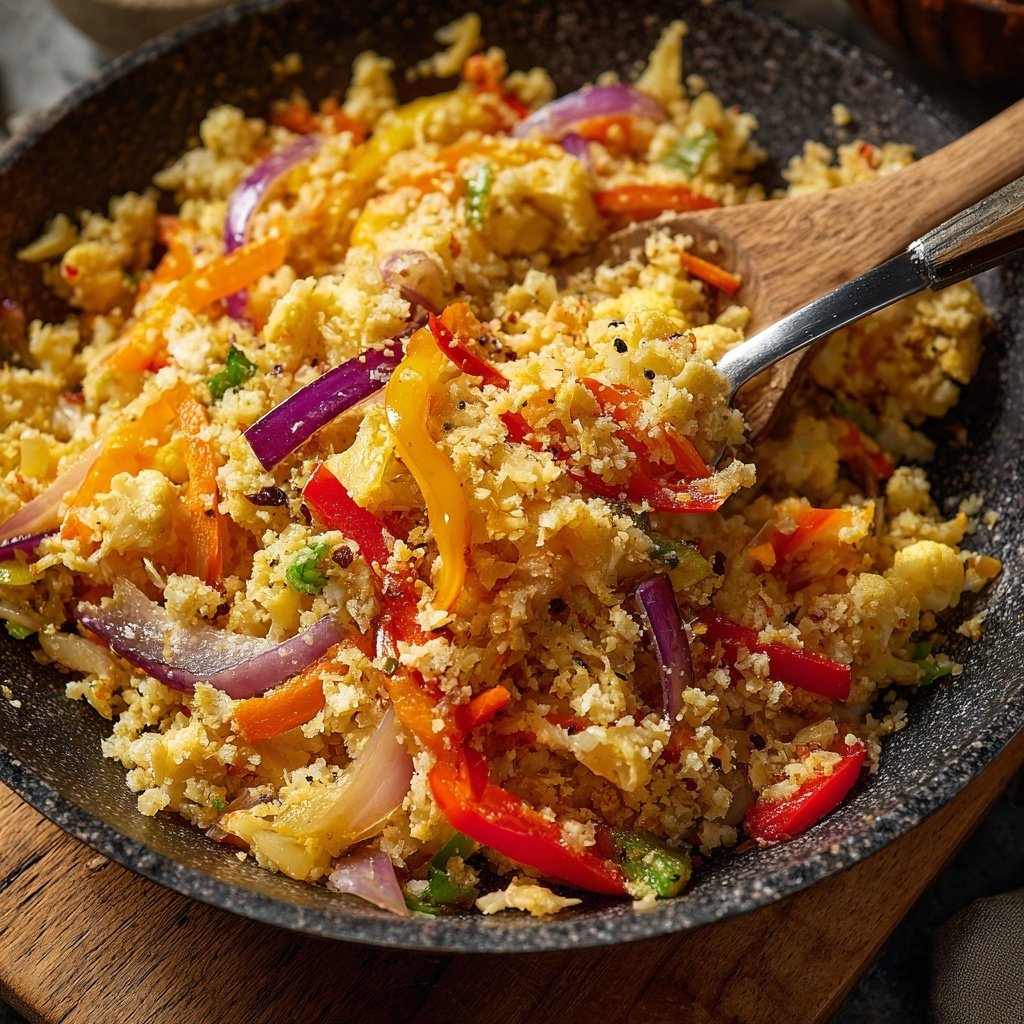 Blumenkohl Reis Pfanne