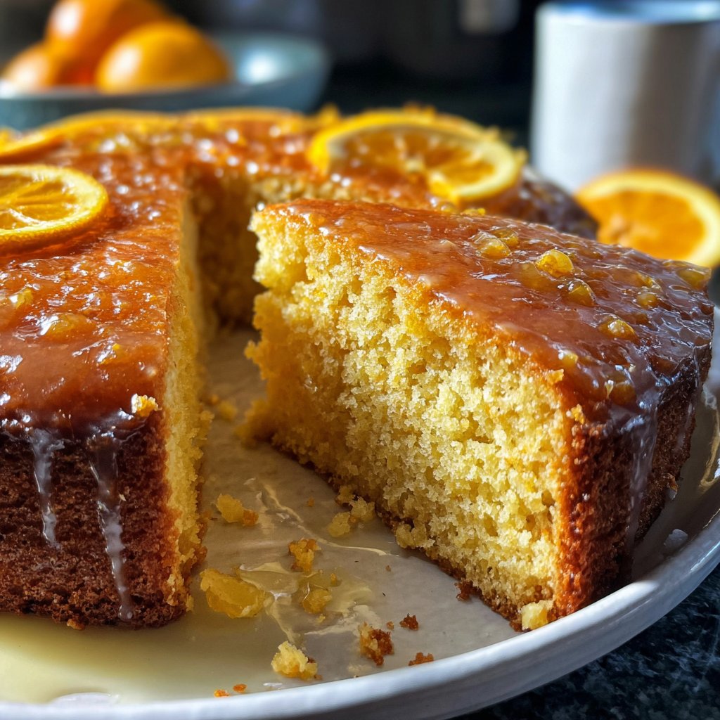 Zitronenkuchen mit Orangen-Zitronen-Mix