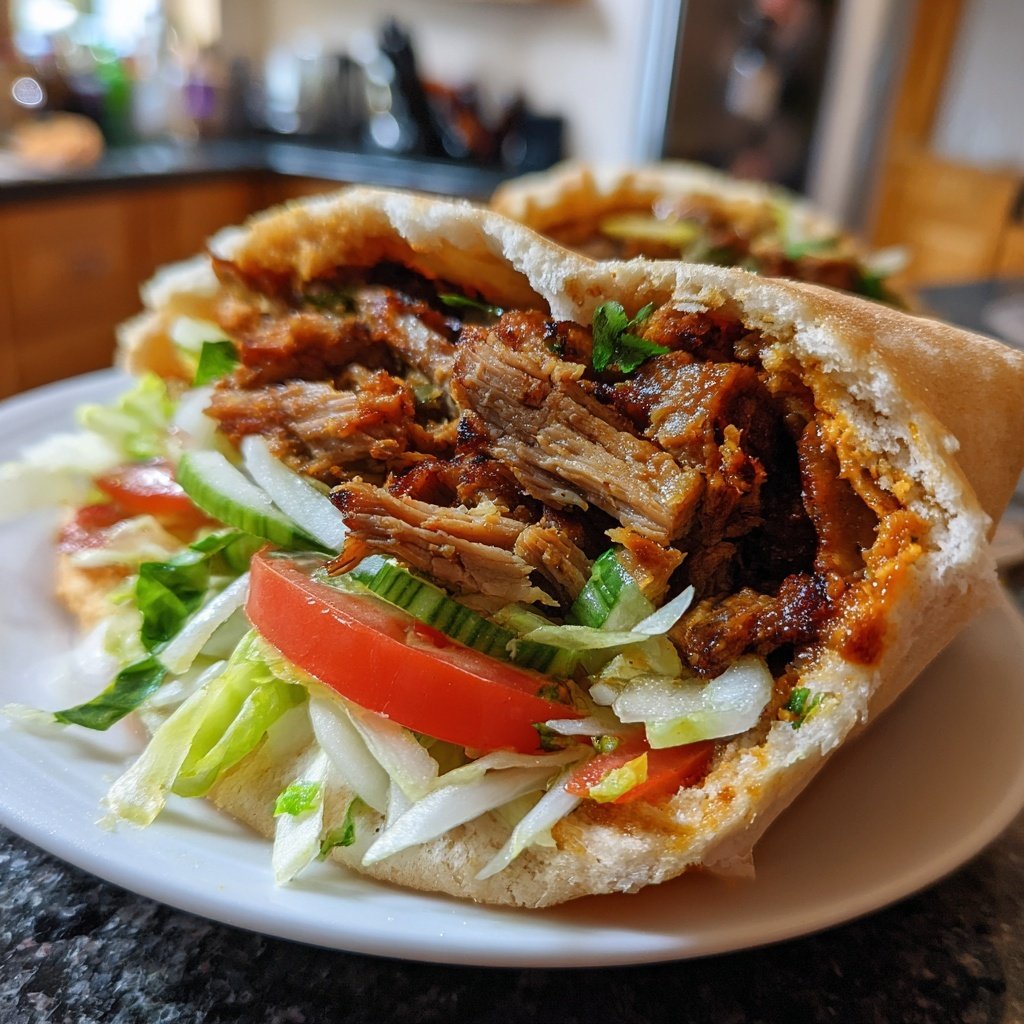 Döner mit Hummus