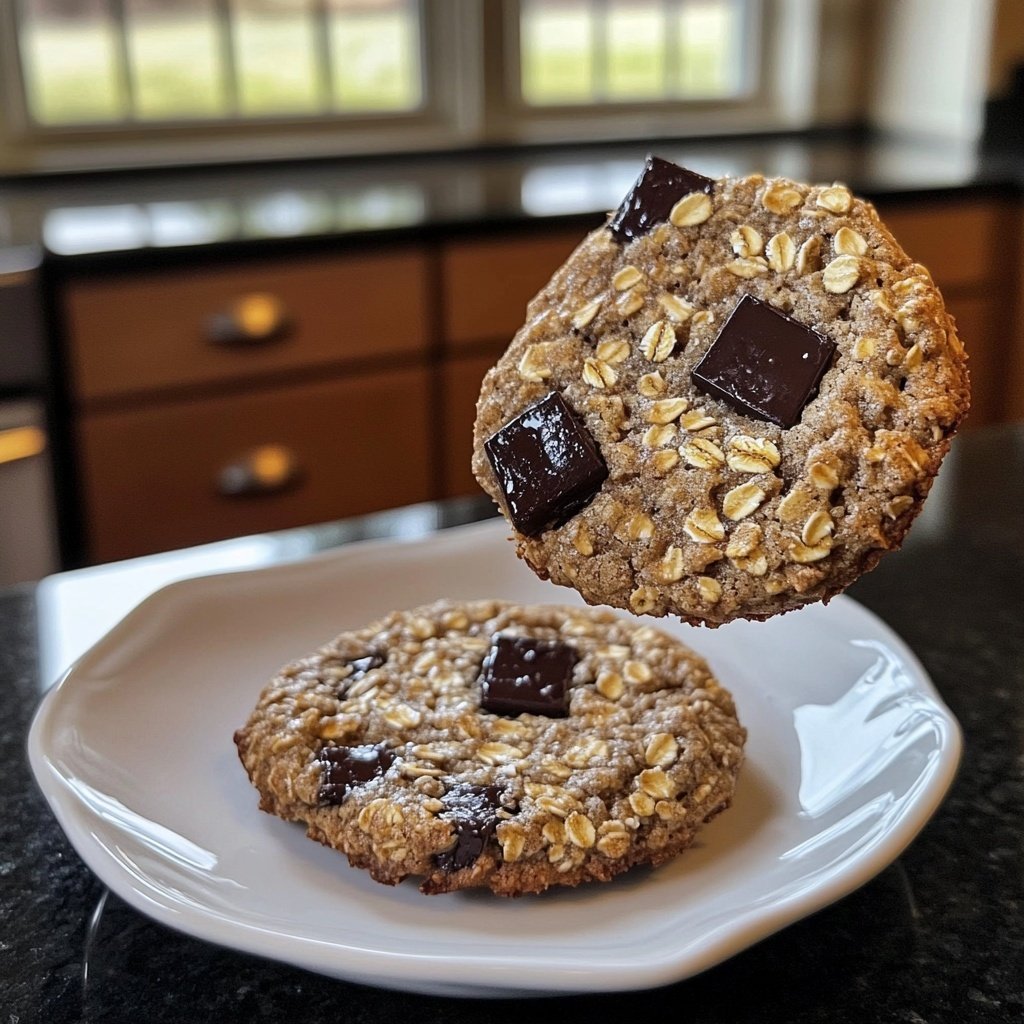 Schoko-Hafer Cookies – glutenfrei & vegan