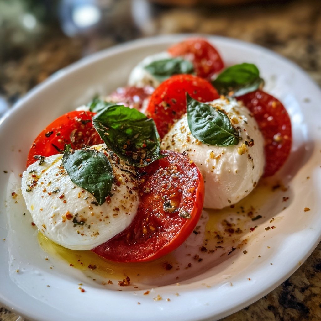 Caprese mit Büffelmozzarella