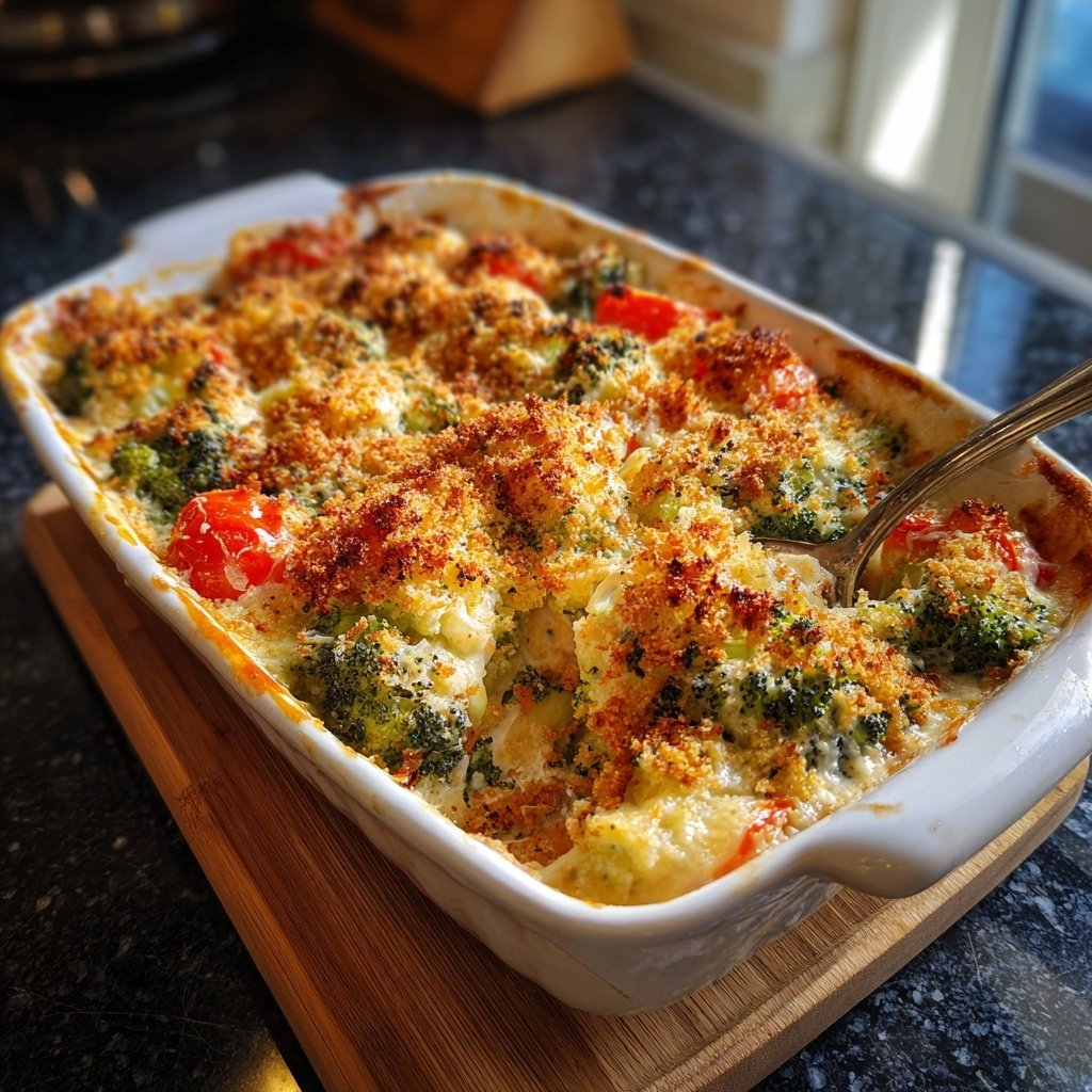 Brokkoli Tomaten Auflauf