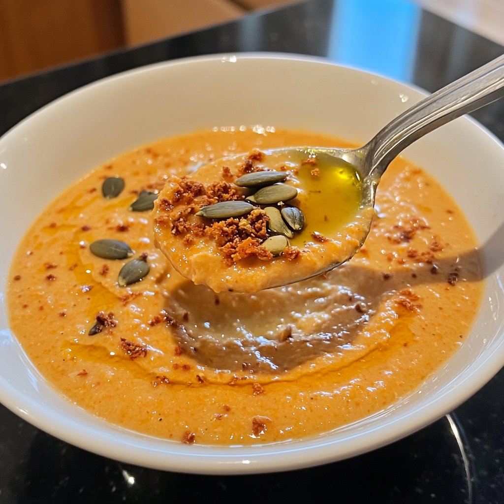 Kürbissuppe mit Kreuzkümmel