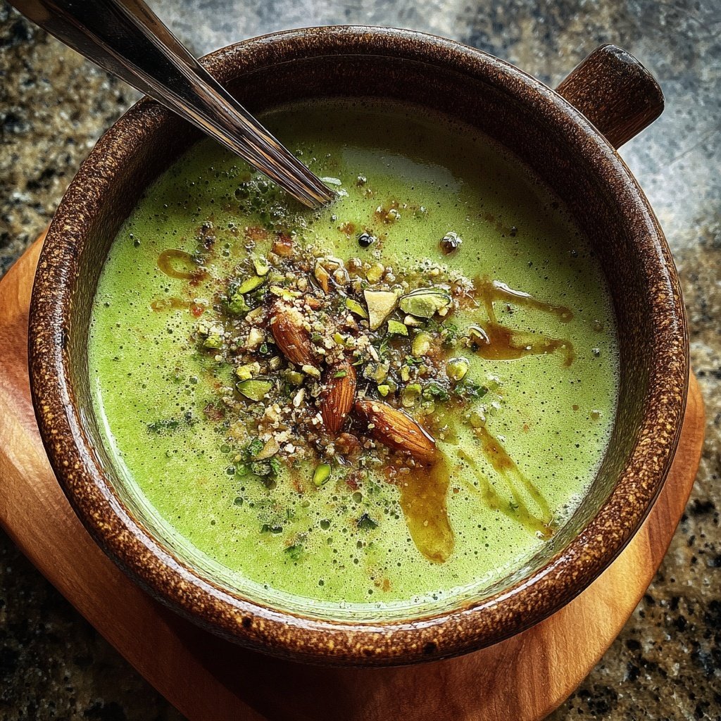 Brokkoli Suppe Mit Mandelmus