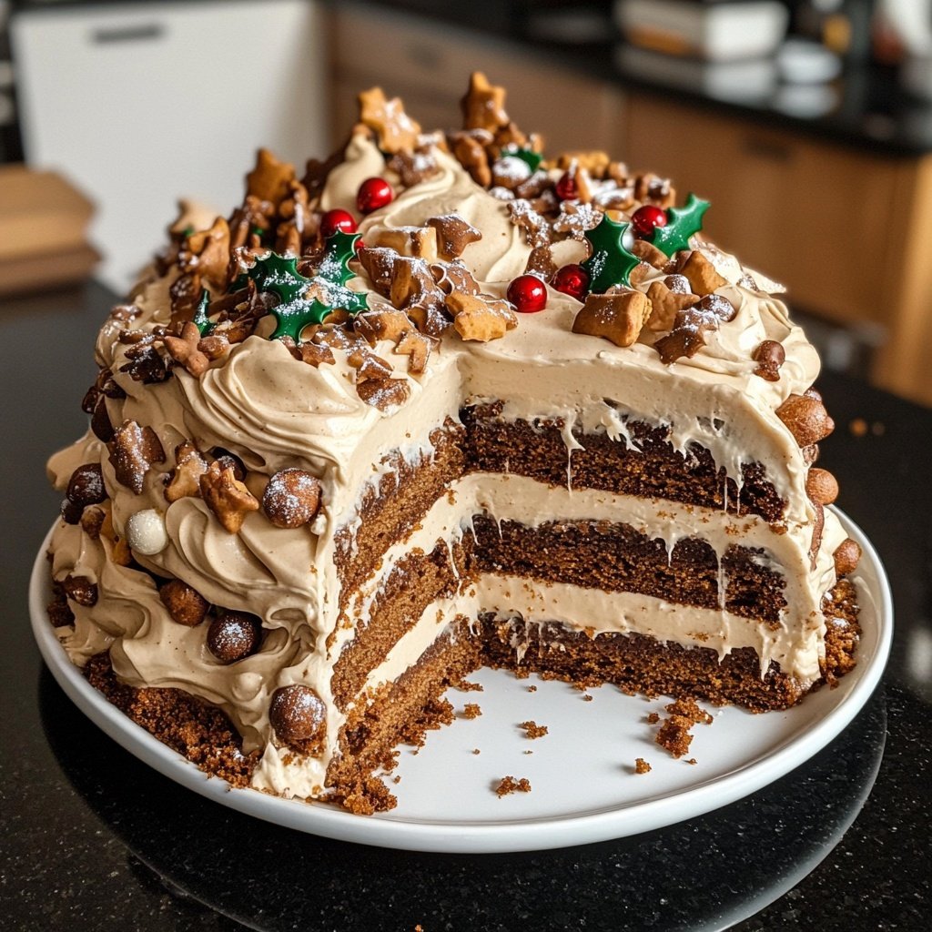 Last Minute Weihnachtsmann Torte